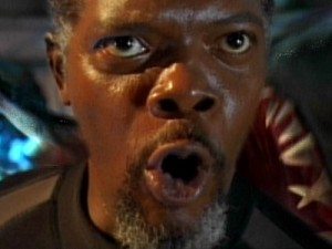 Samuel L Jackson in Deep Blue Sea