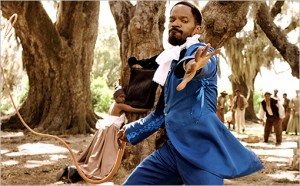 Django Unchained Jamie Fox whipping slavers
