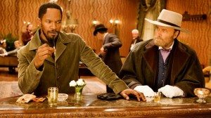 Django Unchained, Jamie Foxx and Franco Nero