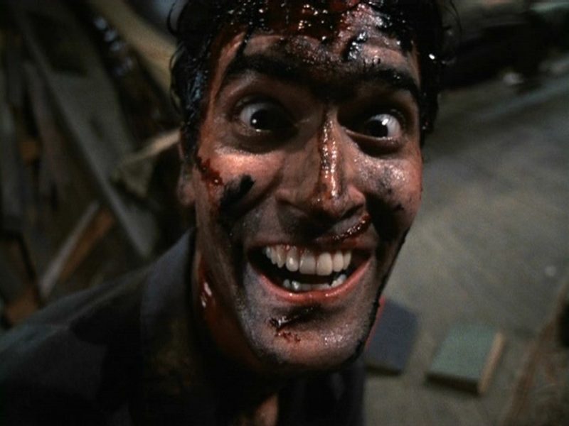 Ash in Evil Dead II Bruce Campbell