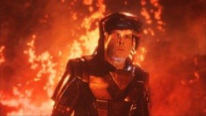 Spock's lava suit