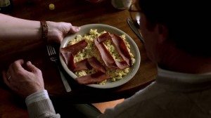 veggie bacon on Walt's 50th