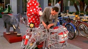 Pee-Wee's Big Adventure bike lock