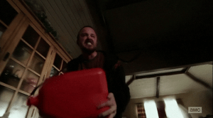 Jesse shows Walt how much he loves him