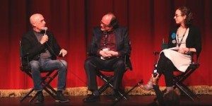 Rabbi Lawrence Kushner and Matthew Jacobs after the Boston Film Festival premiere of Your Good Friend