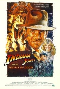 temple of doom movie poster