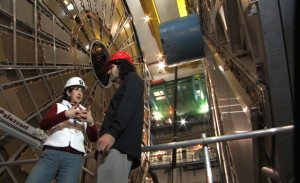 Physicists in hard hats--beware of falling subatomic particles