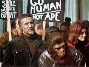 Cruel ape oppression