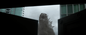 This is a BART service announcement. Elevators are out of service due to Godzilla. 