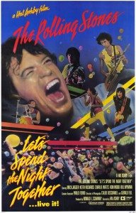 Let's Spend the Night Together Rolling Stones movie poster
