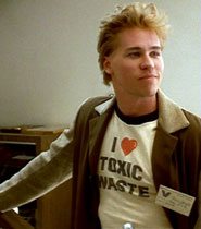 Real Genius Val Kilmer Chris Knight I Love Toxic Waste t-shirt