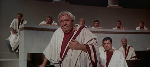 Charles Laughton speechifies