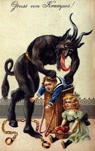 The Krampus gathers up the naughty