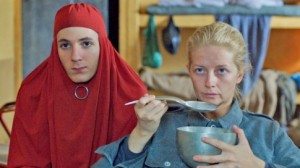 Jacky and his mom eat delicious mush