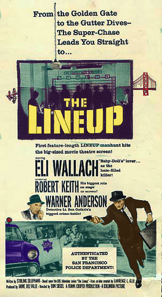 The Lineup 1958 poster