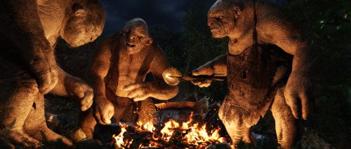 Top of the line CGI creatures from beloved film, The Hobbitses