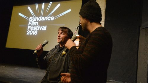 PARK CITY, UT - JANUARY 26: Directors Richard Linklater and Jason Reitman speak onstage at the "Dazed And Confused" Special Screening during the 2016 Sundance Film Festival at Egyptian Theatre on January 26, 2016 in Park City, Utah. (Photo by Matt Winkelmeyer/Getty Images for Sundance Film Festival)