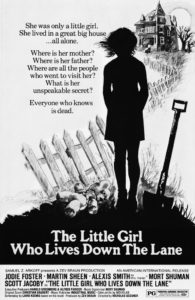 the little girl who lives down the lane poster