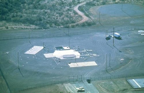 Silo in Arkansas, 1980.